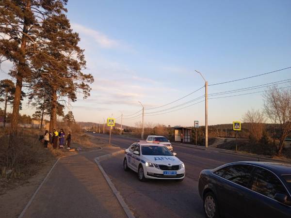 В Улан-Удэ водитель «Ауди» сбил пешехода
