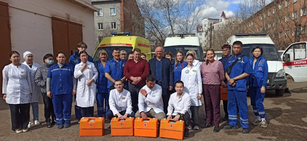 Медики в Улан-Удэ провели тренировку при ЧС с массовым количеством пострадавших