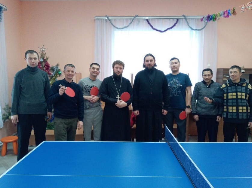 В Бурятии священники и прихожане сразились в настольный теннис 