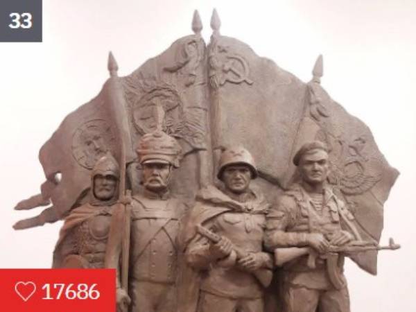 Работа скульптора из Бурятии участвует во всероссийском конкурсе «Наши герои» 