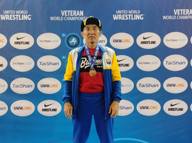 Борец из Бурятии завоевал медаль чемпионата мира среди ветеранов 