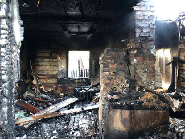 В Бурятии из-за перекала печи сгорел дом 