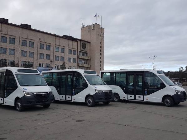 Автобусный парк Северобайкальска пополнился новенькими «Газелями» 
