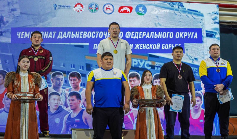 Борцы Бурятии завоевали 14 медалей чемпионата ДФО