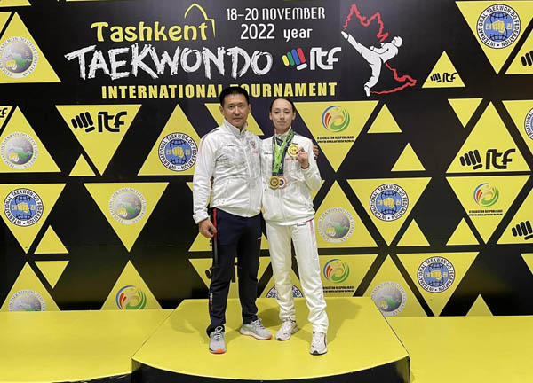 Тхэквондистка из Бурятии выиграла 3 медали в Ташкенте