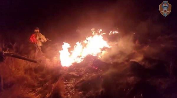 В Бурятии 73 раза горела сухая трава