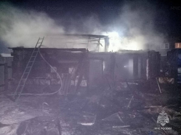 На пожаре в Улан-Удэ пострадали два человека 