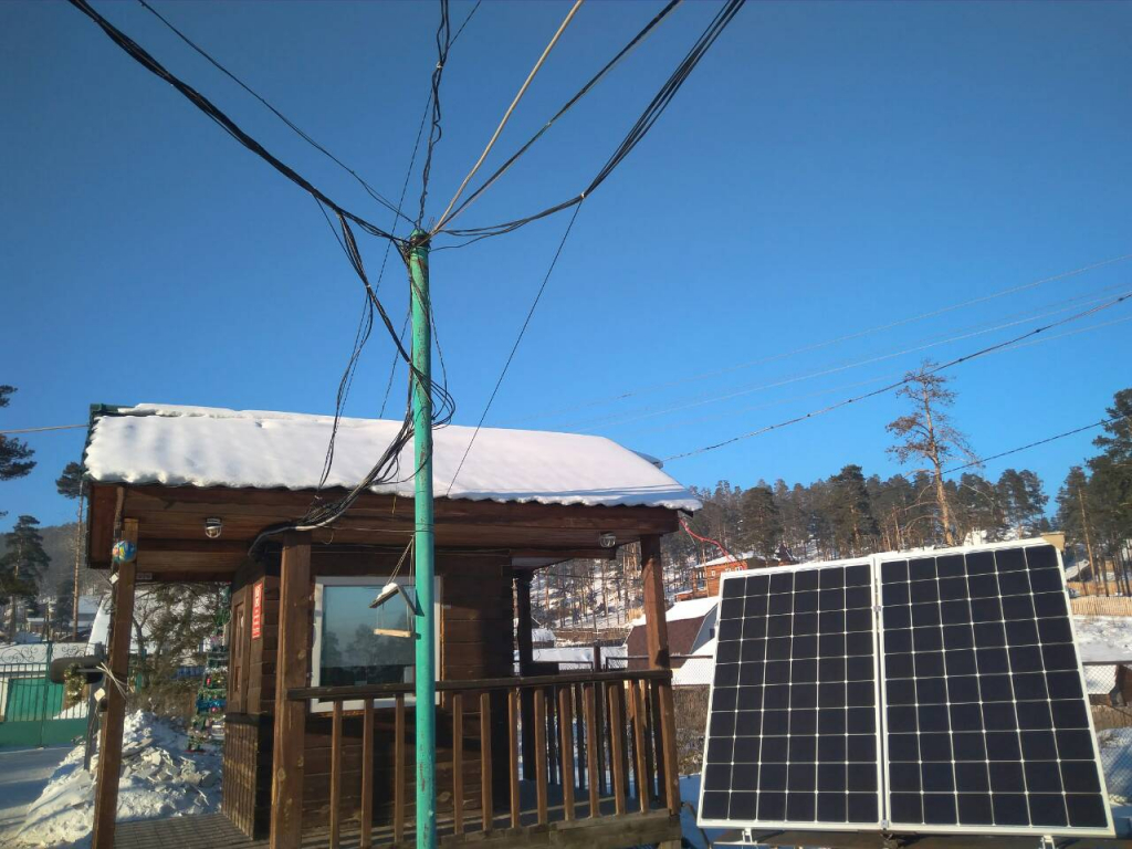 В Гусиноозёрске установили солнечную электростанцию