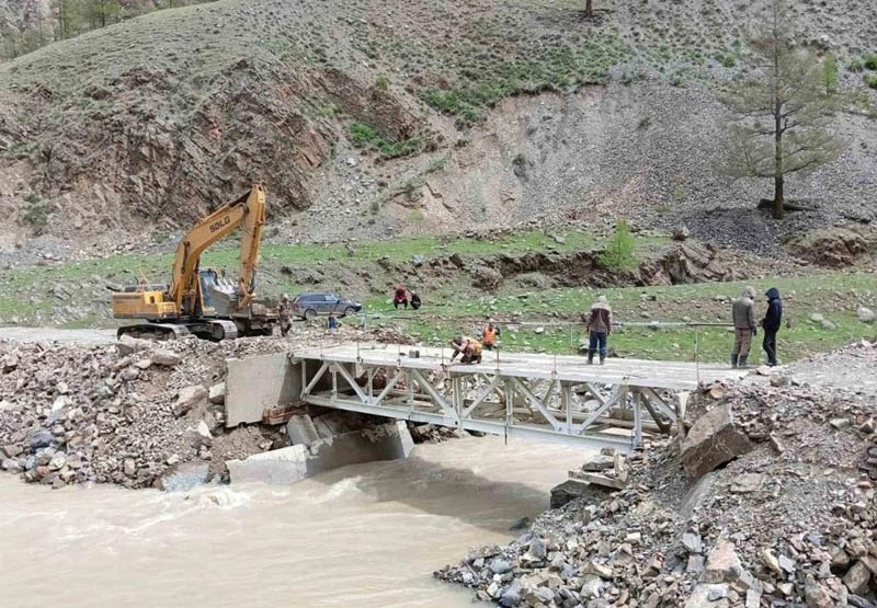 В Туве введён режим ЧС из-за разрушенных водой дорог