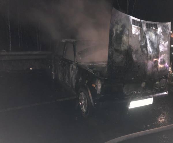 В Иркутской области сожгли угнанный автомобиль 