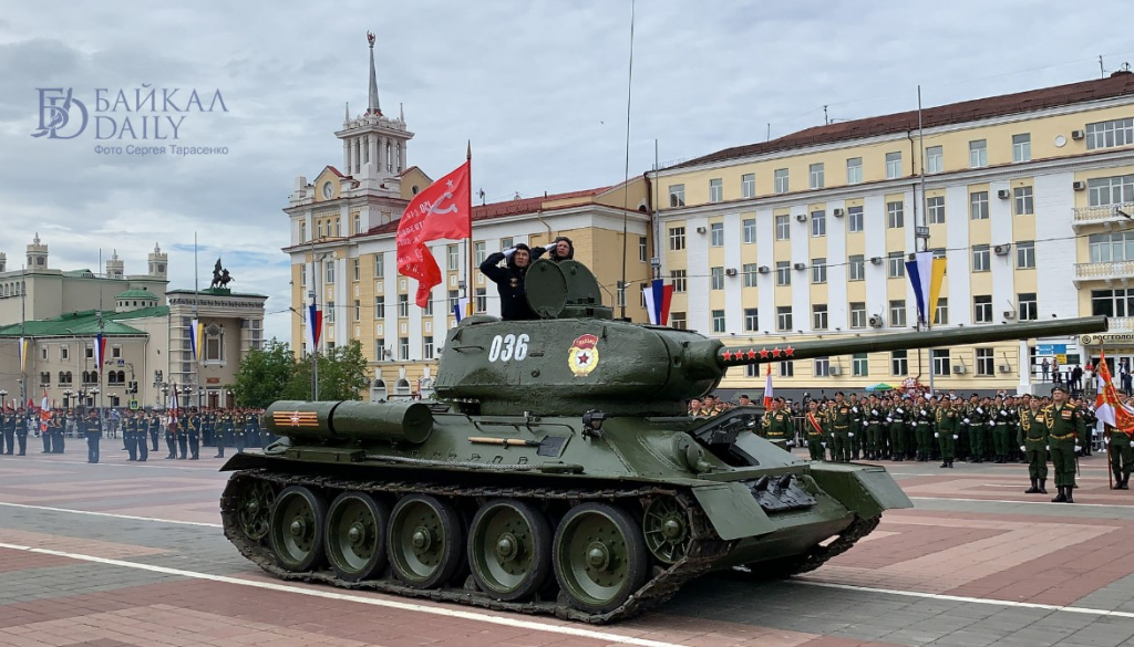 В Улан-Удэ прошёл парад Победы