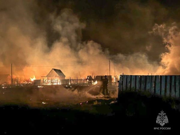 В Бурятии сгорели 17 домов 
