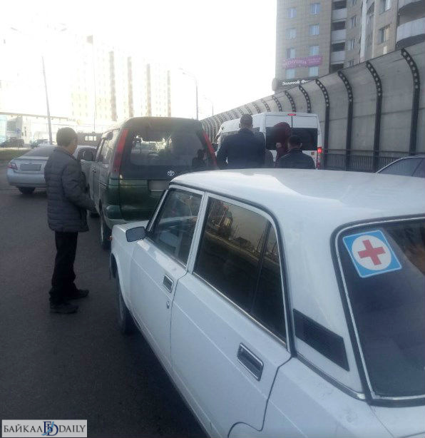 В Улан-Удэ машина медиков попала в ДТП 