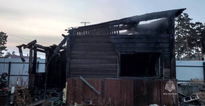 В Улан-Удэ в сгоревшем доме нашли тело мужчины