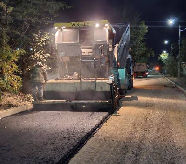 В Улан-Удэ дорогу ремонтируют по вечерам 