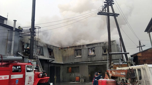 В Улан-Удэ на пожаре пострадал один человек