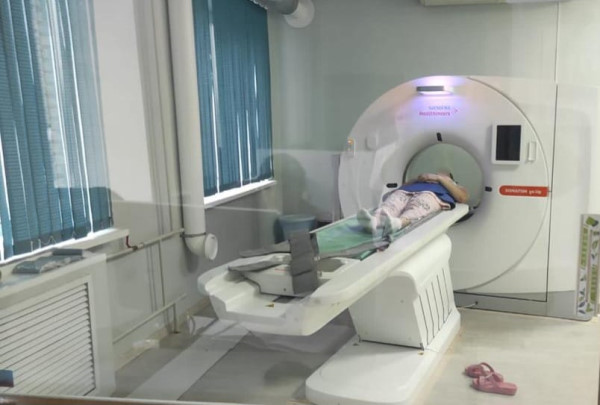В Саянской городской больнице спустя три месяца заработал томограф
