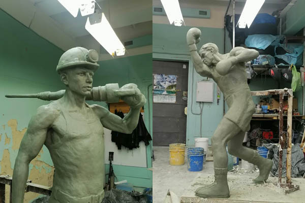В Закаменске установят скульптуры шахтёра и спортсменов