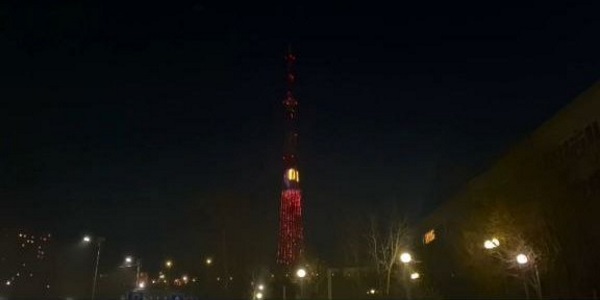 В Улан-Удэ в честь юбилея трёх районов зажгли телебашню