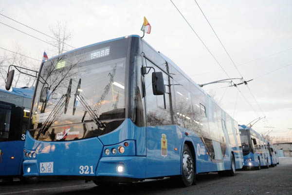 В Чите начали курсировать «цифровые» троллейбусы