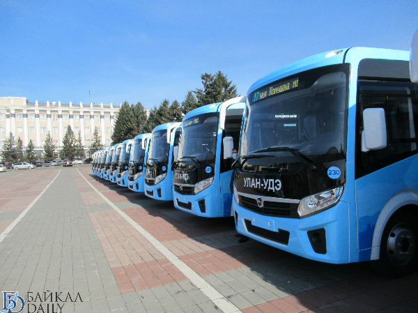 В Улан-Удэ показали новые автобусы 