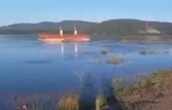 В Бурятии затопило подходы к причалу Татауровской паромной переправы 