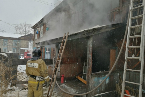 Общежитие педколледжа горело в Иркутской области 