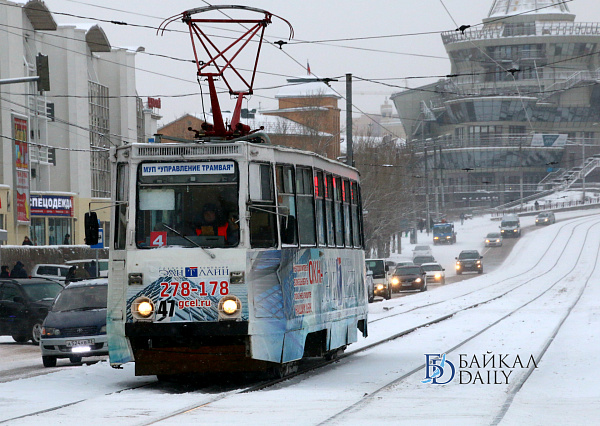 В Улан-Удэ в утренний час пик встали трамваи 
