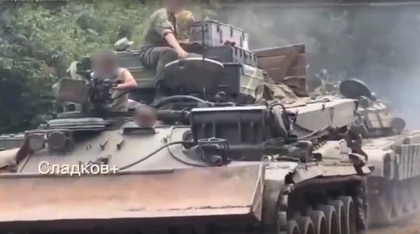 Танкисты из Бурятии угнали украинский танк прямо во время боя