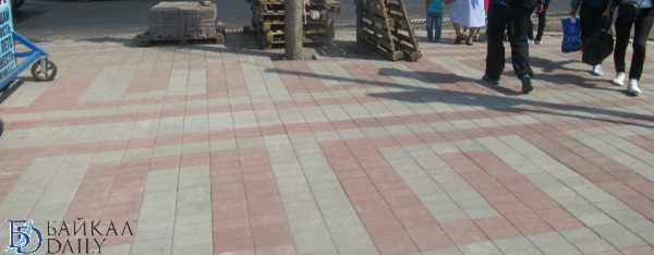 Новая тротуарная плитка в Улан-Удэ обладает повышенной морозостойкостью 