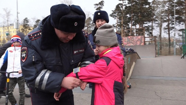 В Улан-Удэ юным велосипедистам напомнили о дорожной безопасности