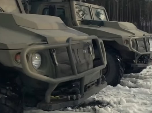 Военные в Бурятии получили модернизированные бронеавтомобили