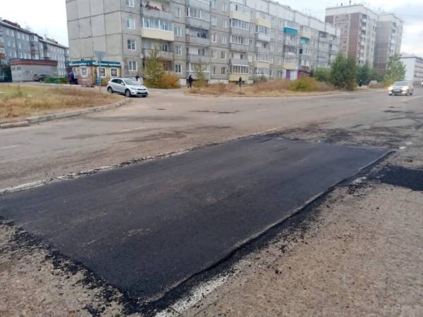 В Улан-Удэ выполнили ямочный ремонт на магистралях