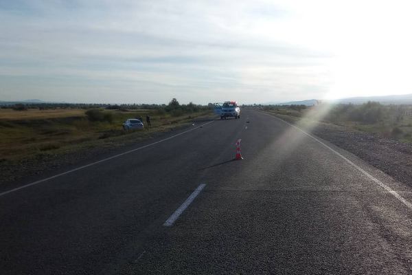 В Бурятии мотоциклист врезался в «Тойоту»