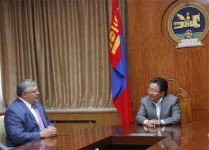 Михаил Слипенчук встретился с президентом Монголии