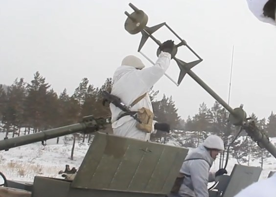 Военные в Бурятии тренируются с аэрозольными завесами 
