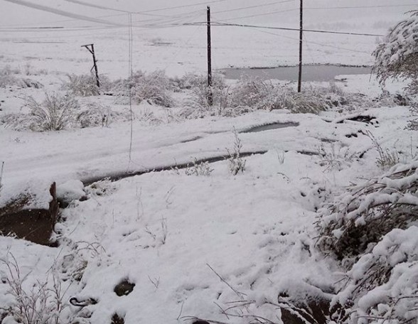 Окинский район Бурятии завалило снегом в середине июня