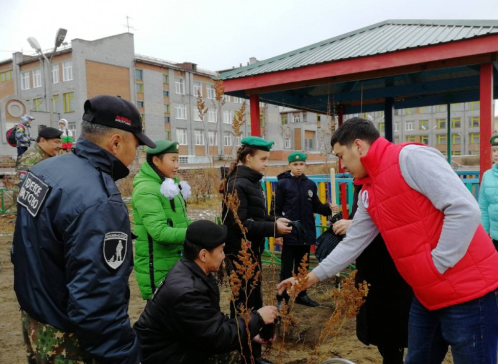 Новости бурятии и улан удэ байкал дейли. Иркутская аллея возле школы. Посадка деревьев в 8 школе Улан-Удэ. Положительные новости Бурятии.