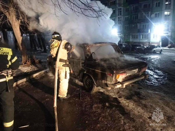 В Иркутской области 87 раз горели автомобили