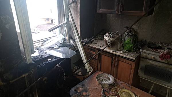 В Бурятии произошёл пожар из-за невыключенной плиты 