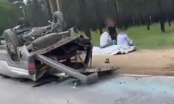 Под Улан-Удэ в перевернувшемся «Ниссане» пострадал пассажир 