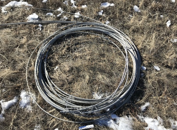 Два забайкальца украли два километра кабеля