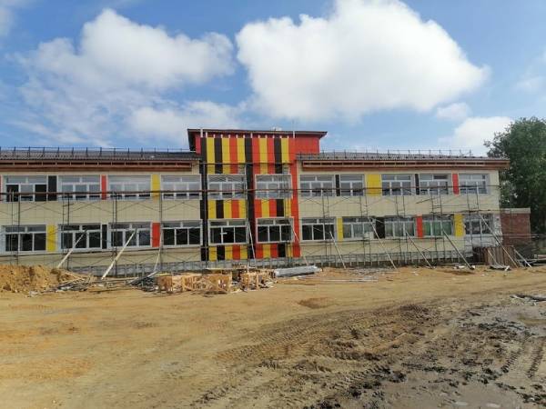 В райцентре в Бурятии строят новую школу 