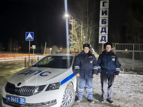 В Иркутской области полицейские спасли четырёх человек, которые едва не замёрзли 