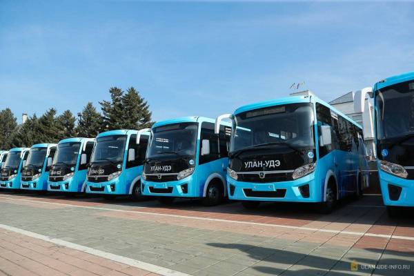 В Улан-Удэ закупят 124 новых автобуса 
