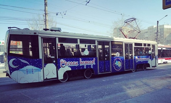 По Улан-Удэ будет курсировать «новогодний» трамвай