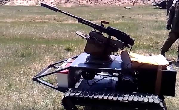 Житель Бурятии создал робота для военных и назвал его «Бультерьер»