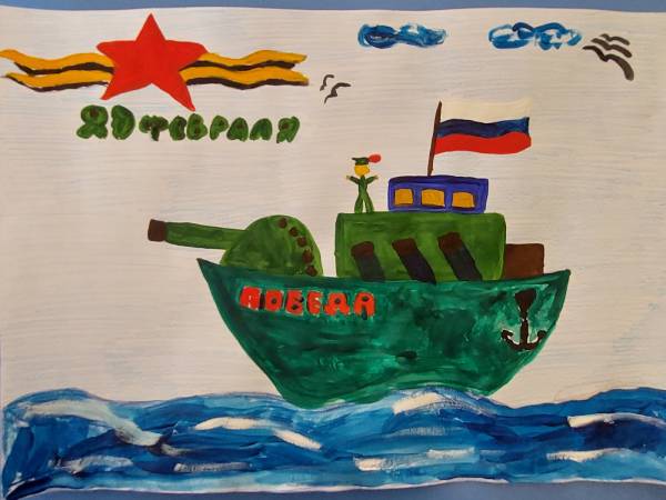 Жители Бурятии рисуют открытки на конкурс ко Дню Защитника Отечества