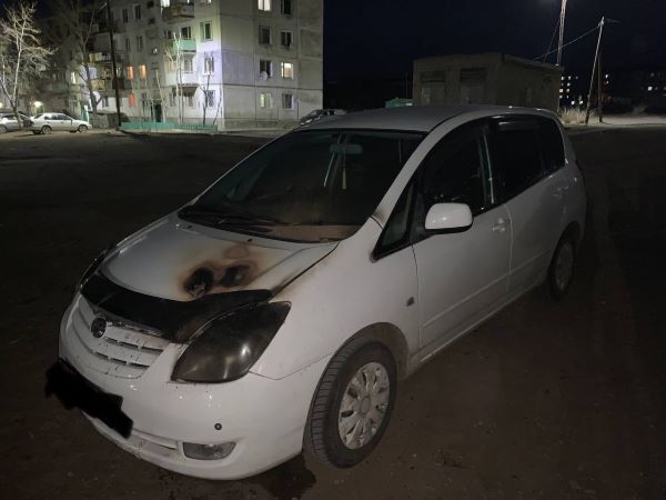 В Бурятии горела «Тойота Королла»