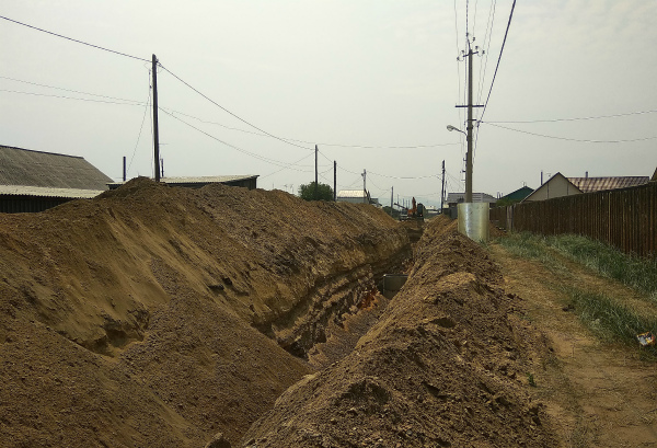В частном секторе в Улан-Удэ протянули сети водоснабжения 
